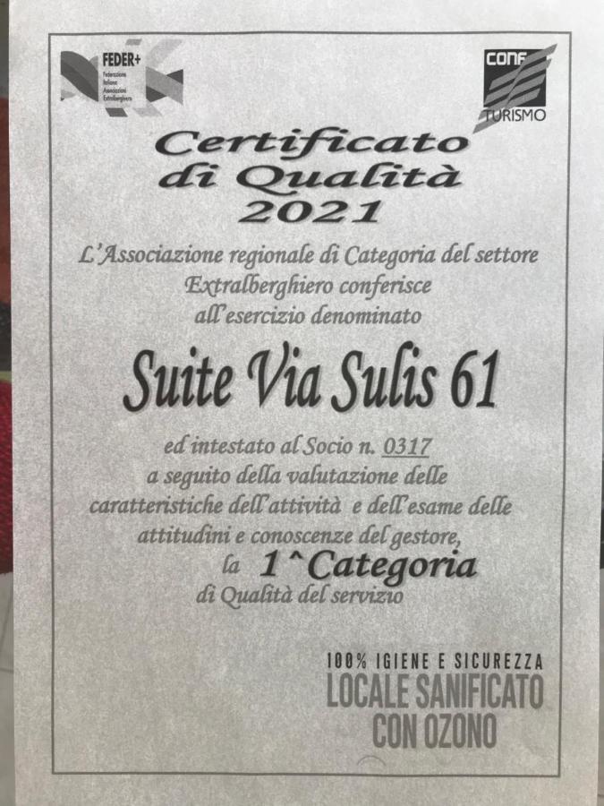 Suite Via Sulis 61 Cagliari Ngoại thất bức ảnh